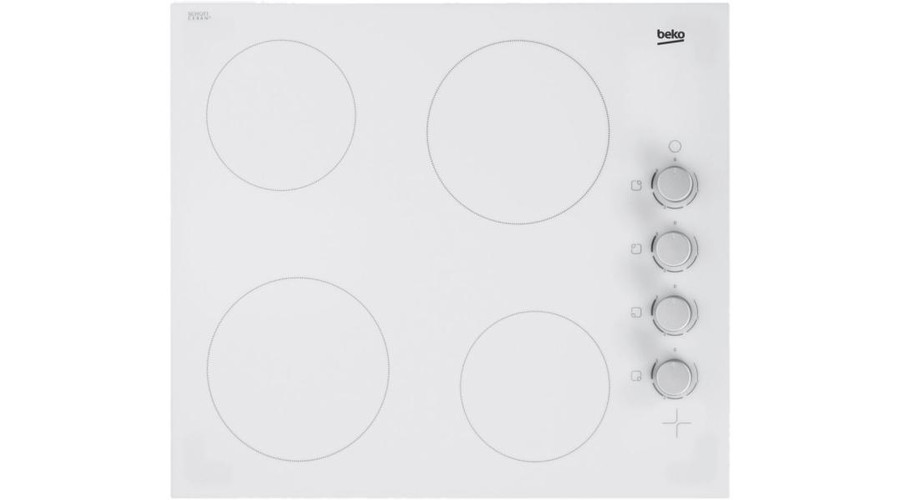 Image of Beko HIC 64100 W Beépíthető fehér üvegkerámia főzőlap jobb oldali gombokkal - SAJÁT KÉSZLET!