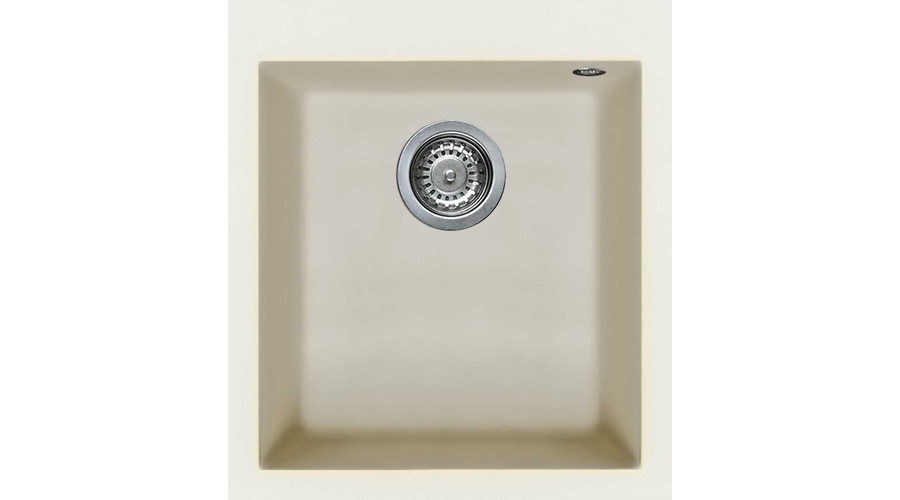 Image of Elleci Quadra 100 Egymedencés gránit mosogatótálca - G62 Bianco Antico SAJÁT KÉSZLET!