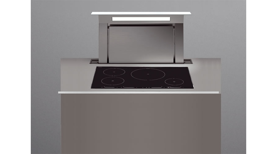 Image of Falmec DOWN DRAFT 90 fekete motor nélküli pultba építhető külső motorra köthető páraelszívó SAJÁT KÉSZLET!