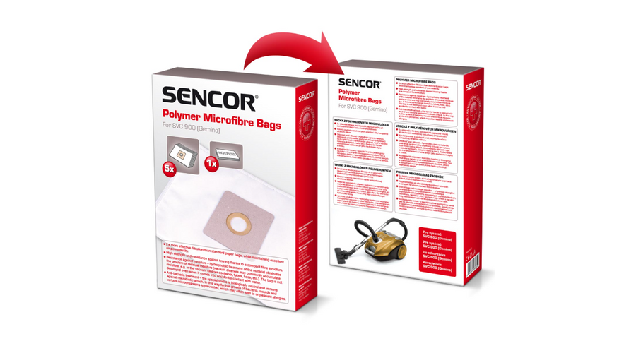 Image of SENCOR PORZSÁK SVC 900 - SAJÁT KÉSZLET! -