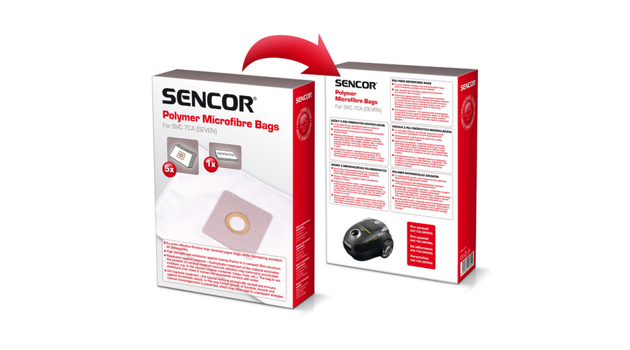 Image of SENCOR PAPÍRZSÁK SVC7CA - SAJÁT KÉSZLET -