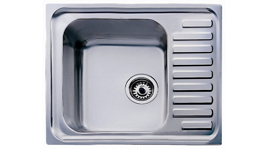 Image of TEKA Classic 1B 1/2D mikrotextúrás inox egymedencés mosogatótálca mini csepegtetővel SAJÁT KÉSZLET!