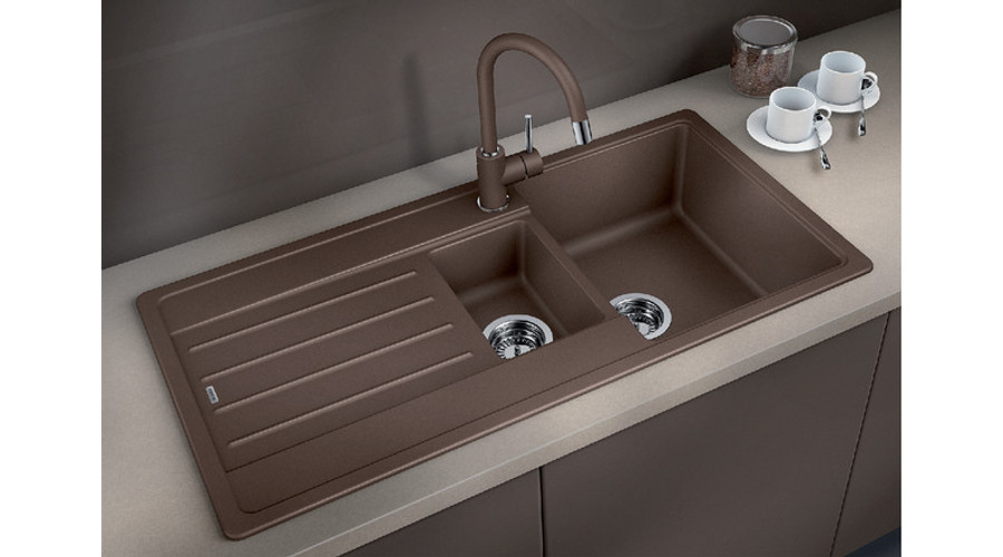 Image of BLANCO LEGRA 6S Gránit mosogatótálca választható színben, 100x500 cm antracit, pezsgő SAJÁT KÉSZLET BEMUTATÓTERMI DARABOK!