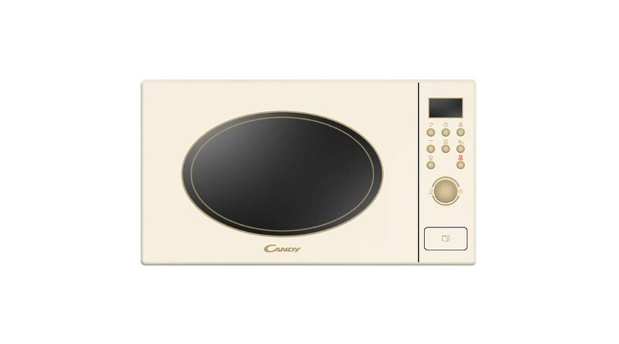 Image of Candy MIC 20 GDFBA Rusztikus antik fehér beépíthető mikrohullámú sütő grilles 20L - SAJÁT KÉSZLET - BEMUTATÓTERMI UTOLSÓ DARAB!