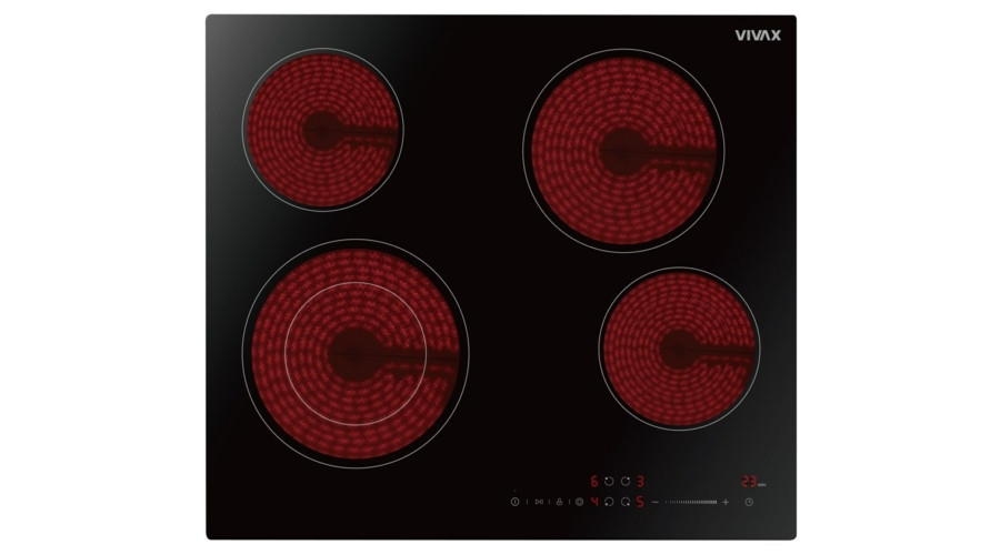 Image of VIVAX BH-042VC Beépíthető kerámia főzőlap érintőgombos vezérléssel gyerekzárral SAJÁT KÉSZLET - BEMUTATÓTERMI DARAB!