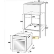 Beko BIS-35500XMS beépítési méret