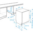 BEKO DIN-28430 Teljesen beépíthető mosogatógép belső kezelőfelülettel 13 teríték A+++ 