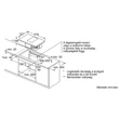 BoschPXE875BB1E Fekete Flexindukciós üvegkerámia főzőlap 80cm széles