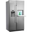 Bosch KAG90AI20 Inox Side by side hűtőszekrény jégadagolóval NO FROST 359/163L A+ 