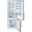 BOSCH KGN56AI30 Inox alulfagyasztós kombinált hűtő kijelzővel NO FROST 400/105L A++ 
