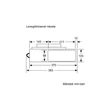 Bosch DIV016G50 Munkapultba építhető Domino páraelszívó  10cm széles A+ 