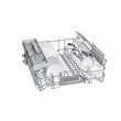 Bosch SMI25AS00E Félig beépíthető mosogatógép inox külső vezérlőpanellal 12 teríték A+