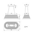 FALMEC MATERIA Beton színű különleges üggesztett sziget páraelszívó Circle.Tech 100cm