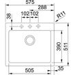FRANKE MRG 210-58 szerkezeti rajz