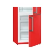 GORENJE RK 6192 ERD Alulfagyasztós kombinált hűtőszekrény piros színben