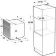Gorenje BO735E11X Beépítési rajz