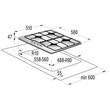 Gorenje IT65KR Karim Raschid Fehér indukciós főzőlap érintőgombokkal POWER BOOST