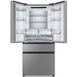 Gorenje NRM8181UX inox multi door inverteres kombinált hűtőszekrény No Frost 299/122L A+