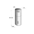 GORENJE IDR4545E Inox sziget páraelszívó programozható elszívási idővel 39vm E