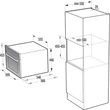 Gorenje BCS547ORAW beépítési méret