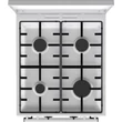 Gorenje K5341WH-B Fehér gáztűzhely teleszkópos sütősínnel ICONLED kijelzővel 70L