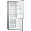 Gorenje NRK6192CX4 Inox alulfagyasztós  kombinált hűtőszekrény NO FROST 225/85L A++