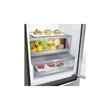 LG GBB71PZDZN Inox kombinált alulfagyasztós hűtő kijelzővel No Frost wifi 234/107L A++