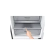 LG GBB71PZDZN Inox kombinált alulfagyasztós hűtő kijelzővel No Frost wifi 234/107L A++