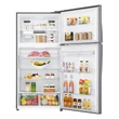LG GTF916PZPZD Felülfagyasztós Inox Hűtőszekrény NoFrost A++