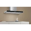 NEFF D79MH52N1 Inox/fekete falra szerelhető kürtős páraelszívó kijelzővel 90cm A+