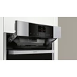 NEFF B55VS24N0 Fekete/inox Önállóan beépíthető sütő kijelzővel VarioSteam®-mel 71L A