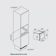NODOR VINOTECA V 24 Beépíthető inox fa polcos borhűtő belső légkeringetéssel 24 palack