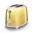 SMEG TSF01GOEU Retro 2 szeletes kenyérpirító - arany