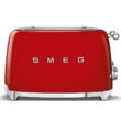 SMEG TSF03RDEU Retro széles 4 különálló szeletes kenyérpirító - Piros