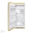 Smeg FAB28LCR3 retro egyajtós hűtőszekrény fagyasztóval bézs balos 222/26L A+++