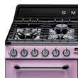 Smeg TR4110RO Victoria rusztikus rózsaszín cooker angol gázűzhely gőztisztítás 110cm A