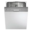 TEKA DW 605 S Kezelőpanelig beépíthető inox mosogatógép 12 teríték 60cm A++