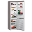Whirlpool BSNF 8121 OX  Inox alulfagyasztós kombinált hűtőszekrény No Frost 222/94L A+