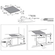 Whirlpool ACM 808/BA/S Szaténezüst 6 érzék indukciós főzőlap Flexi Cook EcoBooster 58cm
