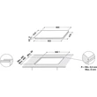 Whirlpool SMC 654 F/BF SmartCook keret nélküli 6 érzék indukciós főzőlap Booster 65cm