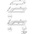 Whirlpool SMF 9010 C/NE/IXL SmartCook 6 érzék 10 zónás indukciós főzőlap Booster 86cm