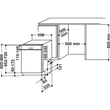 Whirlpool WBO 3T333 DF I Kezelőpanelig beépíthető 6 érzék mosogatógép 14 teríték A+++