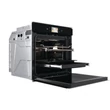 WHIRLPOOL W11 OM14MS2H beépíthető fekete hidrolítikus sütő hőlégbefúvással 73L A+