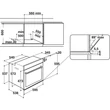 Whirlpool AKZ9 6220 WH Fehér 6 érzék beépíthető multifunkciós sütő kijelzővel 73L A+