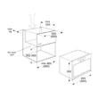 Whirlpool AMW 921/IXL Beépíthető inox grilles mikrohullámú sütő kijelzővel Crisp 22L 750W