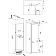 Whirlpool ART 9610/A+ Beépíthető kombinált antibakteriális hűtőszekrény 228/80L A+