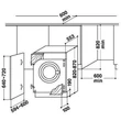Whirlpool AWOC 0614 Beépíthető digitális mosógép 6 érzék funkcióval 6kg A++