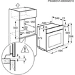 Aeg BPE556320M Beépíthető pirolitikus multifunkciós sütő pizza funkcióval 71L A+