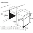AEG FEE53600ZM Kezelőpanelig beépíthető inverteres mosogatógép 60cm 13 teríték A+++