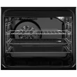 AEG CKB56400BX Inox keskeny kombinált tűzhely multifunkciós sütővel 50cm 58L A